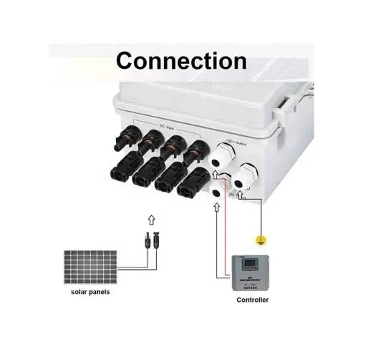 Solar Related Products 4 String PV Combiner Box with Lightning Arrester 10A Rated Current Fuse and Circuit Breakers