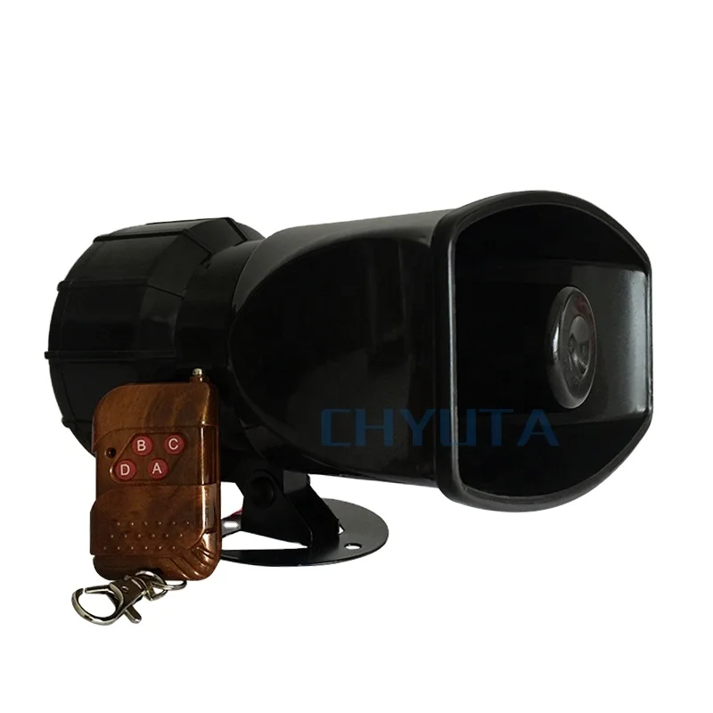 Wireless four-tone remote horn speaker alarm car motorcycle siren tweeter warning horn speakers audio system sound