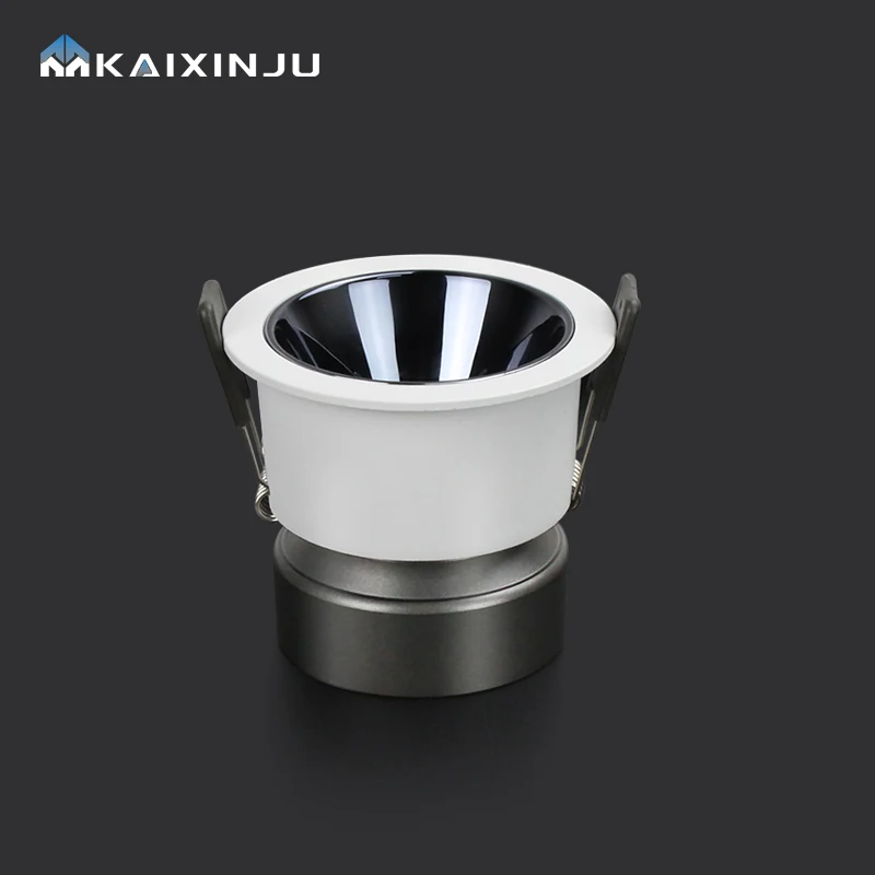 KXJ лучшее качество 7 Вт 10 Вт COB Downlight антибликовый глубокий Встраиваемый прожектор для гостиничного внутреннего освещения