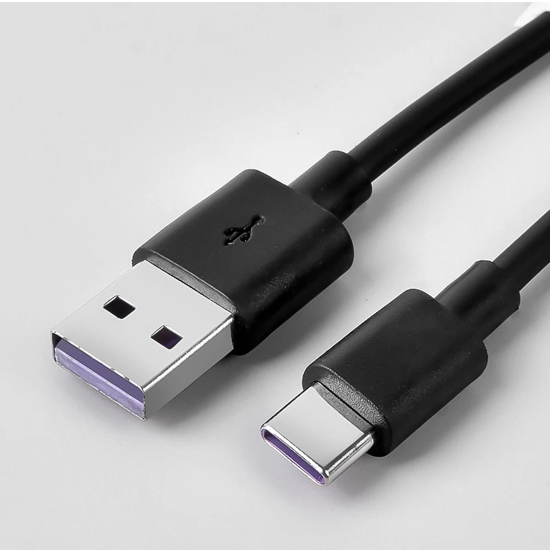 USB Type C Cable Mobile Phone Data Transfer Cable 2A 3A 5A 6A 5V 9V USB-C Fast Charging  Quick Charge Cable