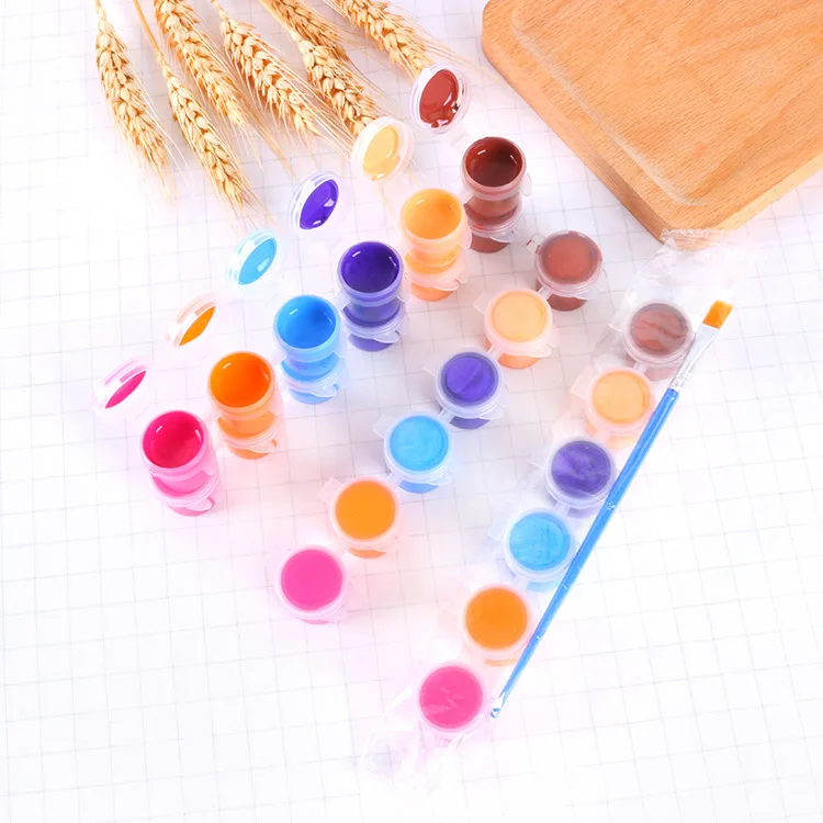 Children DIY painting 5 ml conjoined acrylic pigment kite gypsum ceramic graffiti wholesale