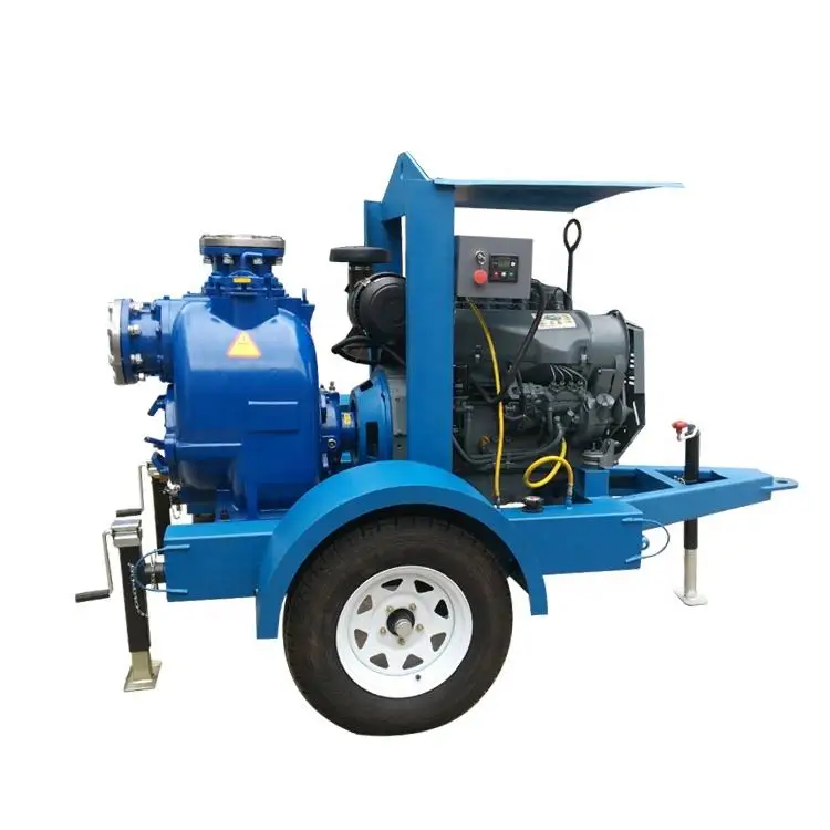 75Hp high pressure diesel engine self priming centrifugal water pumps for Irrigation