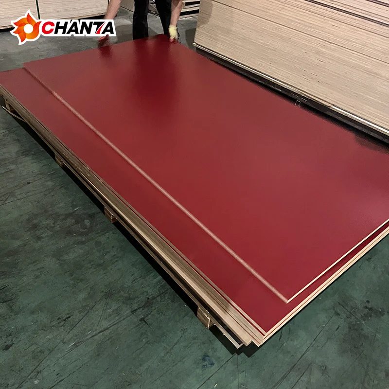 1220x2440mm both sides melamine chipboard mdf 18mm white coloured mdf board