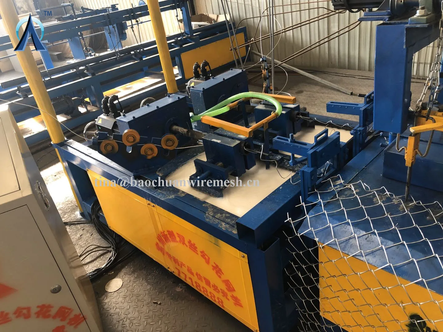  Wire diameter 1.8 mm to 4 high output automatic chain link