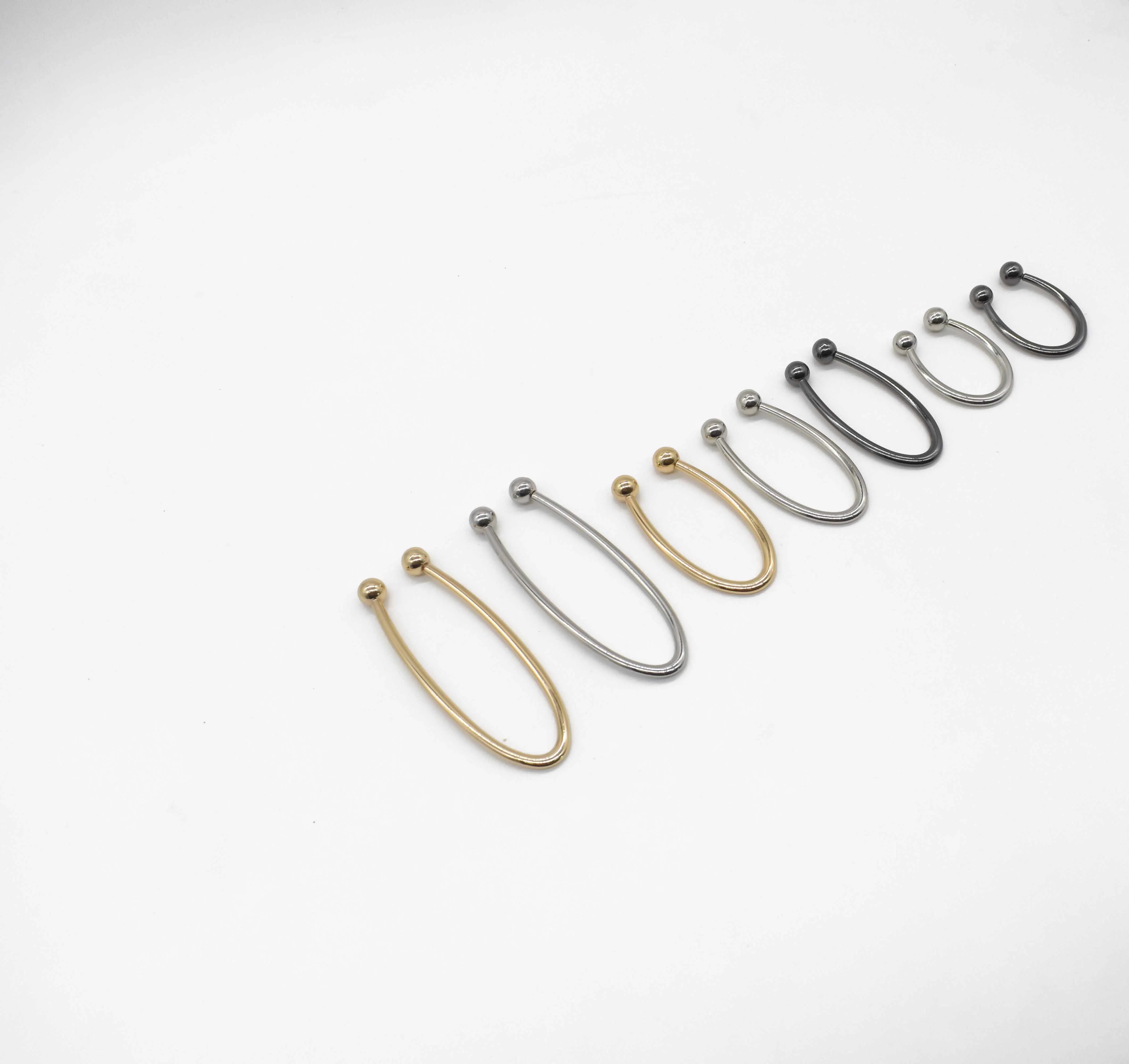 Hot Sale Custom Decoration Metal Gold U Shape Buckle  Bikini Connector For Women Garment/Swimwear