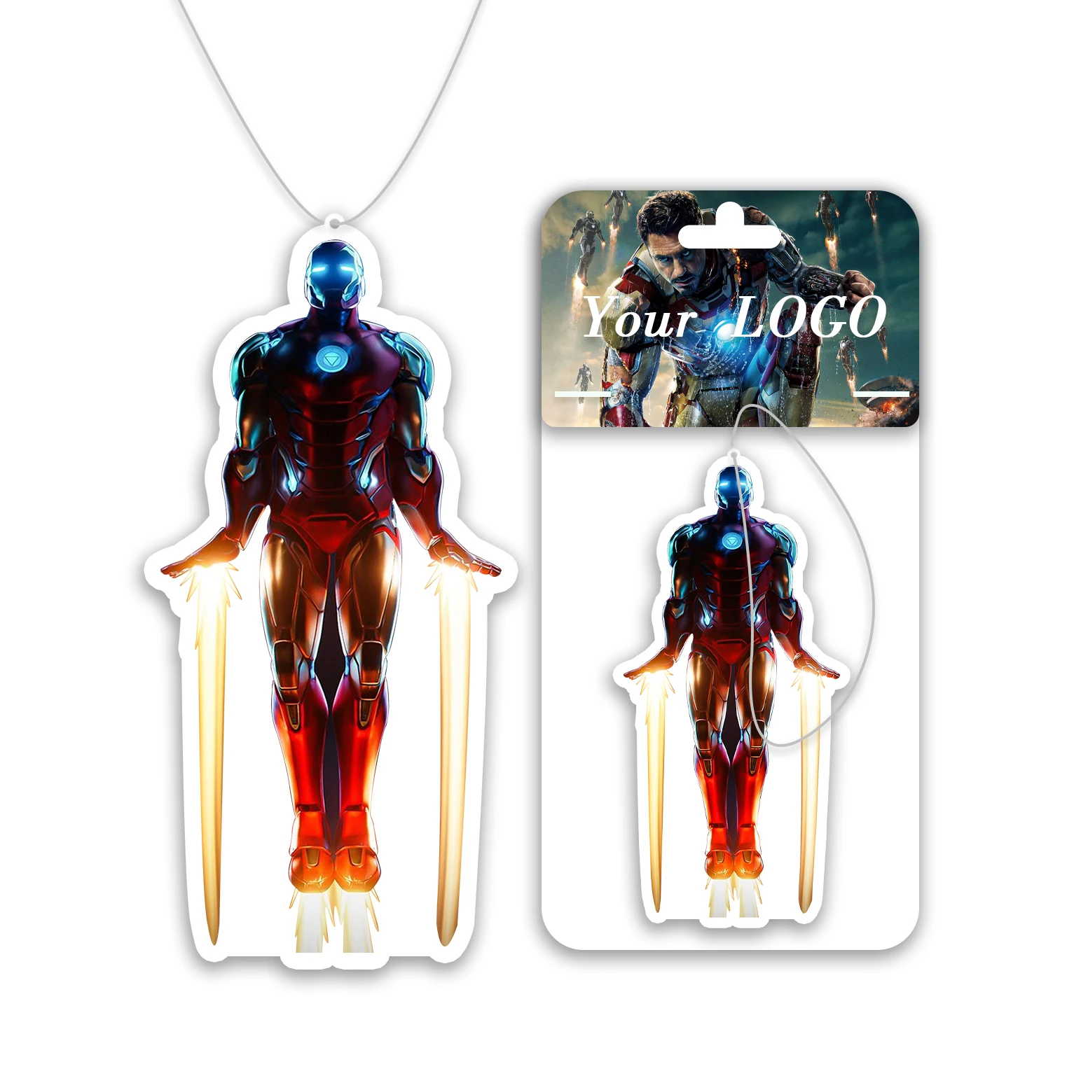 Iron Man Tony Stark custom car freshener car parfum little tree air freshener