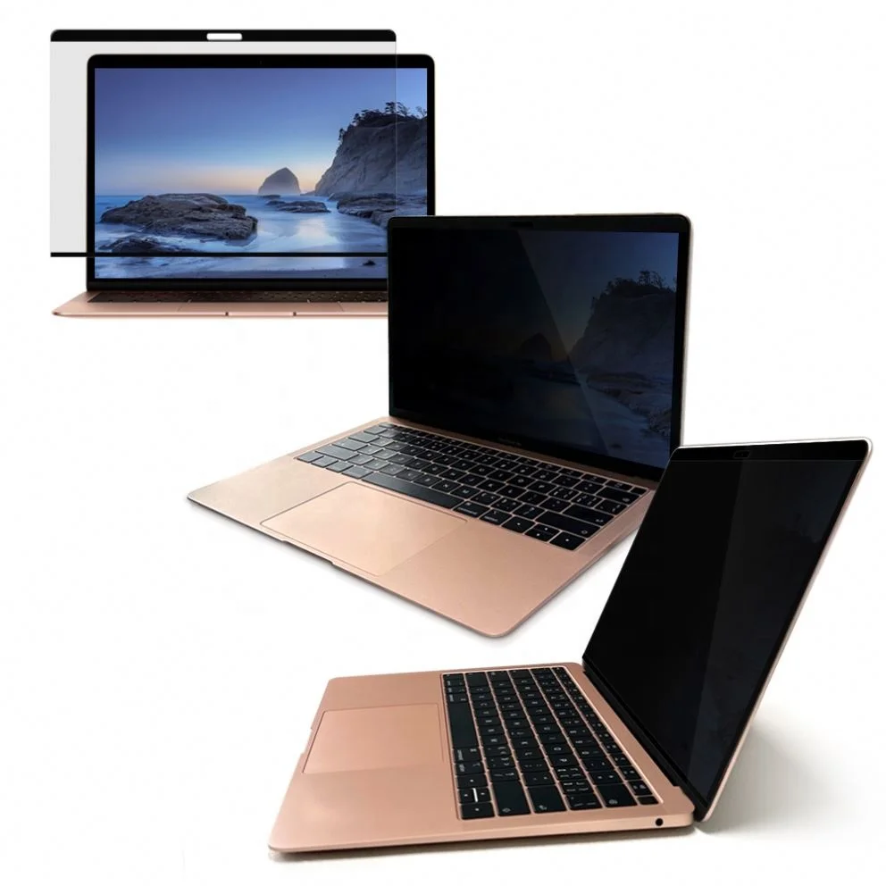 Защитный антибликовый экран с магнитной рамкой хорошего качества для Macbook Pro 13,3 дюймов