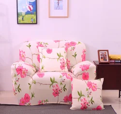 Stretch Sofa Slipcovers Fitted Furniture Protector Printed Plain Solid Sofa Cover for Dining Room Stylish Fabric Couch Cover