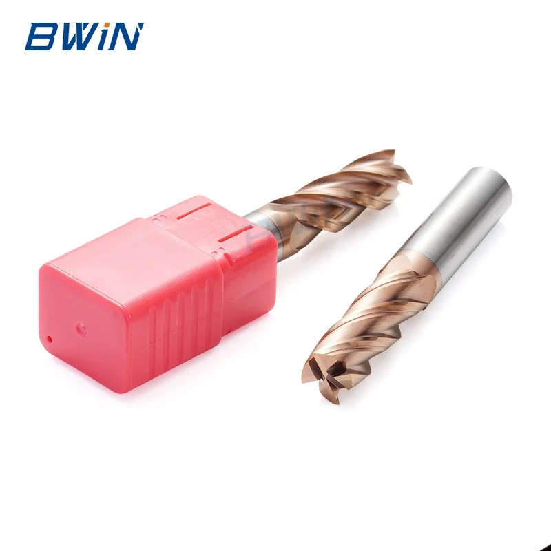 HRC 45 55 65 end mill 3mm shank 12mm d12 2flutes cnc 5/8 carbide DLC endmill for aluminium