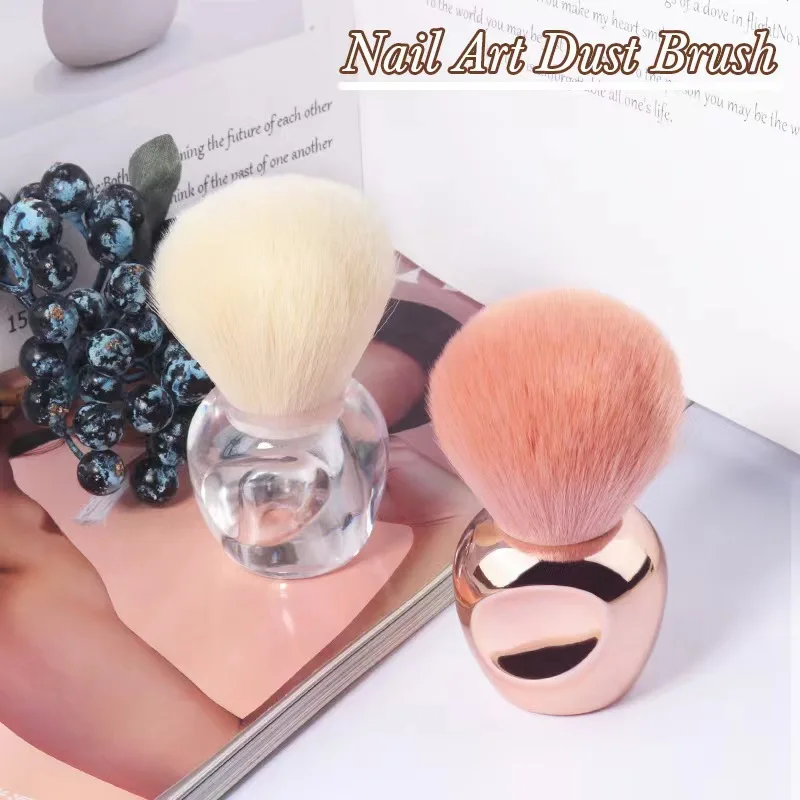 Wholesale Custom Design Big Head Brush Nail Dust Brush Clean Tools for Nail Tools Toe Salon Shop