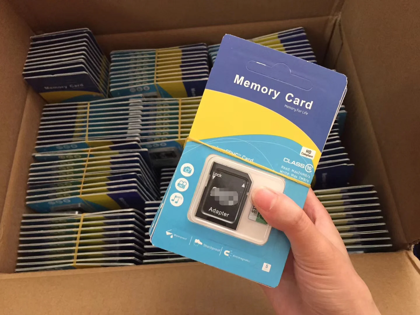 Taiwan Factory Price Microdigital Custom Logo Oem Cid 1 Tb 2Tb 1024 512 256 1 2 4 6 8 16 32 64 128 Gb Memory Card