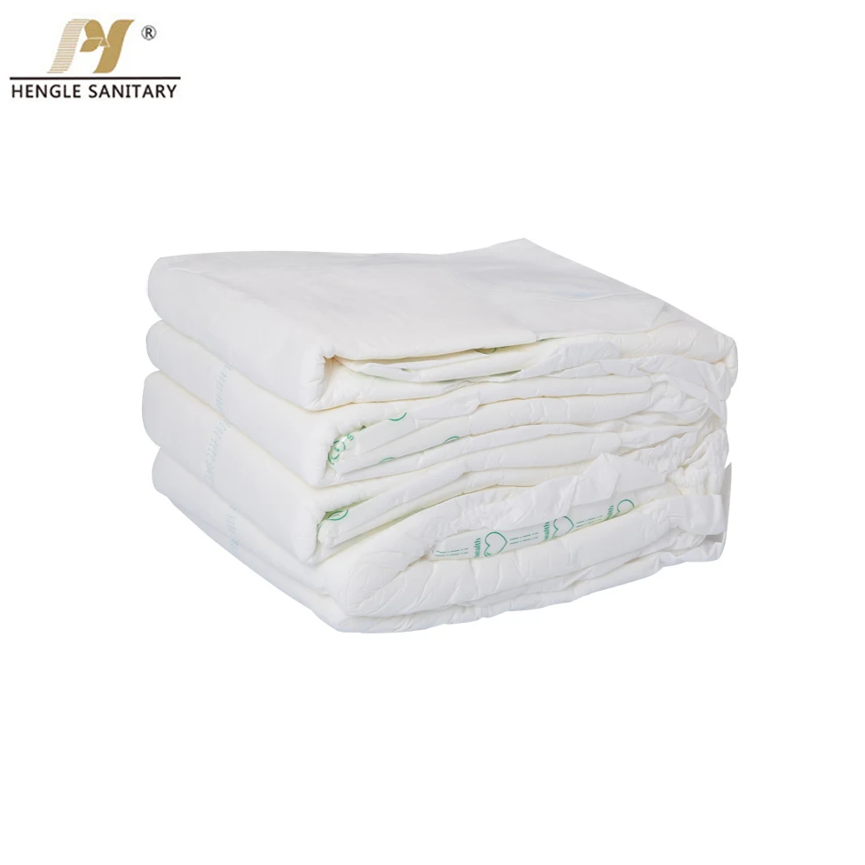 Wholesale Super Thick Elderly Incontinence Home Nursing Diaper Custom Private Label Nappy Disposable Adult Diaper