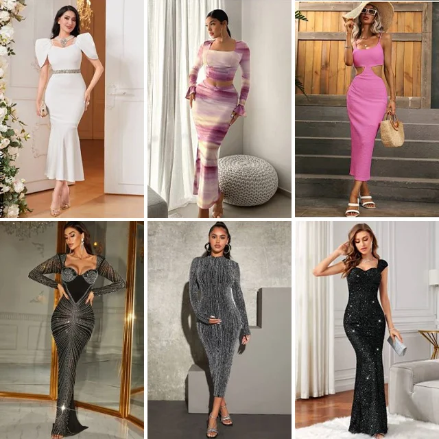 Fashion Second Hand Clothing Wholesale Bulk Mixed Stock Used Dresses Spicy Girl Short Tops Diverse Styles Random Shipment