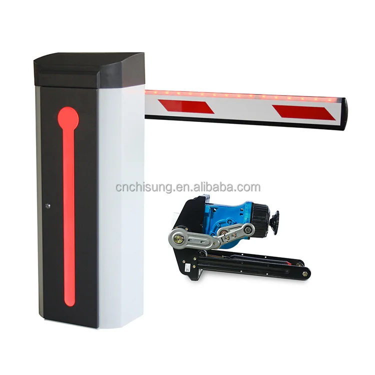 1.8-4s DC 24V Brushless Motor Full Automatic Boom Barrier Gate For Personal Or  Public Parking Lot System