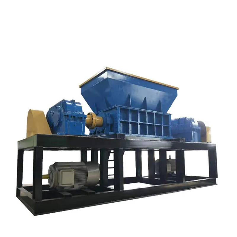 Небольшая металлическая дробилка простая в эксплуатации многофункциональная двухвальная мощный измельчитель пластиковых отходов