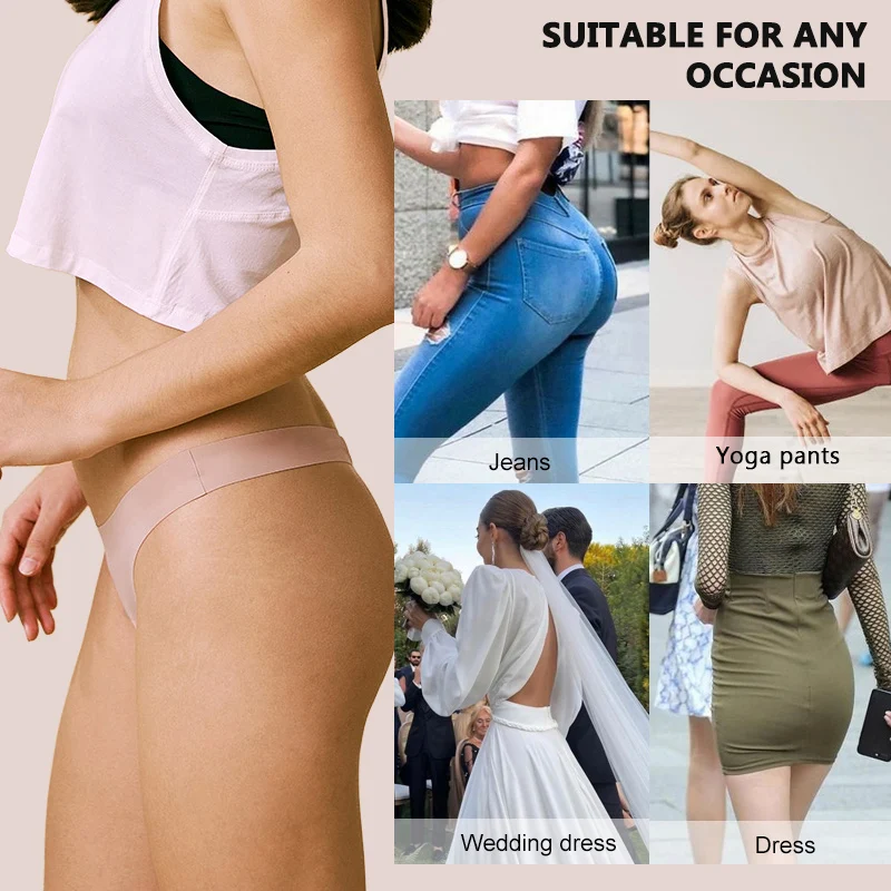 Sharicca High Quality Soft Seamless Thongs Ladies Underwear Panties G-String Tanga Women Panties