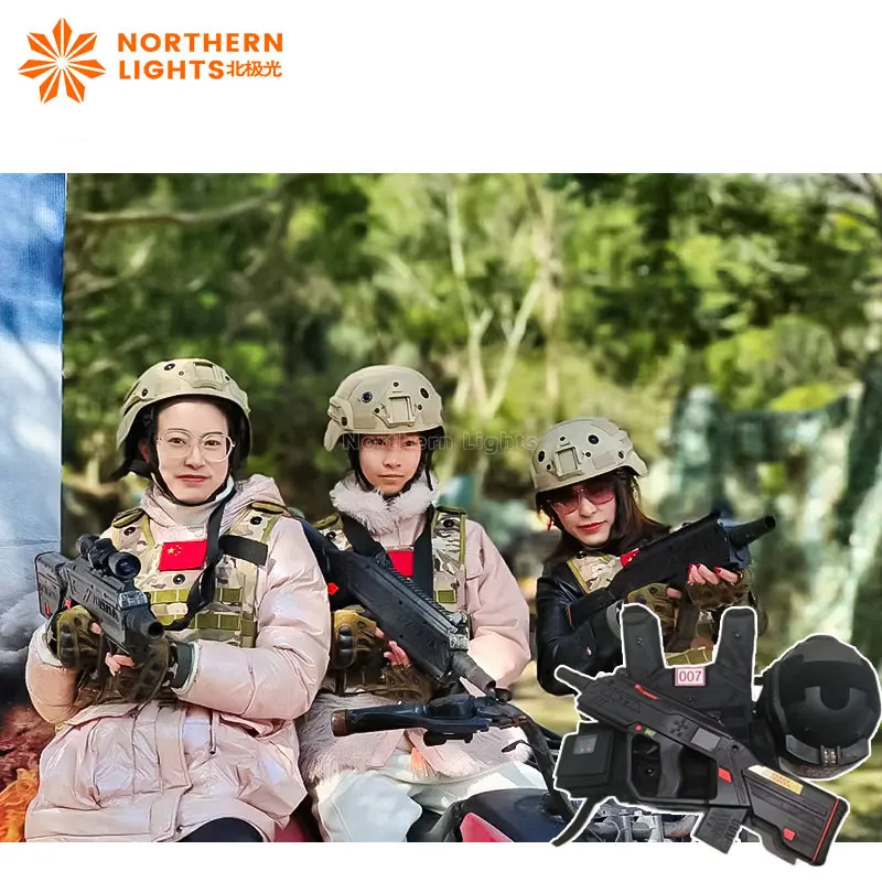 Whole set commercial Live-action CS Gun and Vest Multiplayer Wireless Laser Tag  Equipment Game System Set