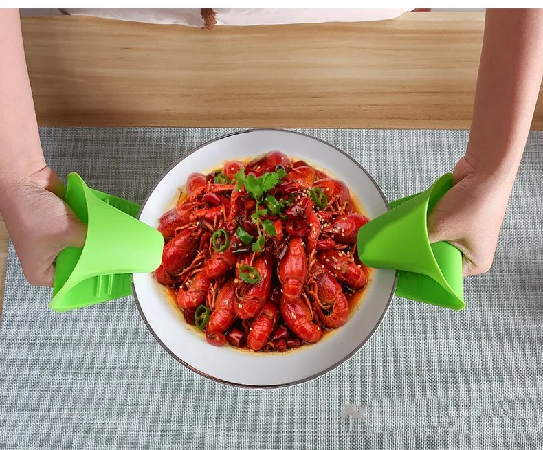 Heat Resistant Finger Protector Cover Reusable Silicone Finger Gloves