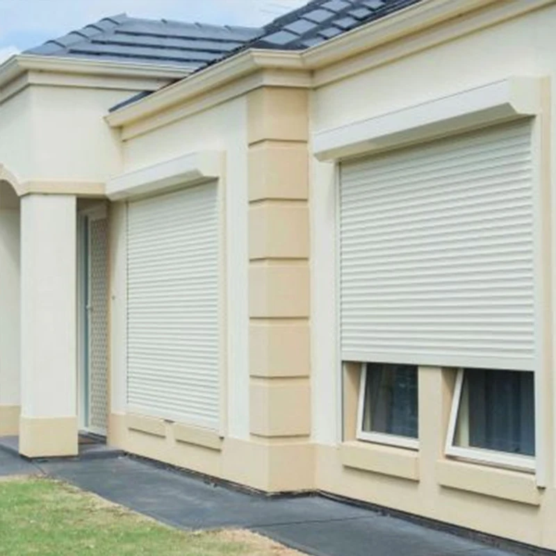 Popular Rolling Shutters Sound And Heat Insulation Roller Windows Modern Aluminium Roll Up Doors And Windows