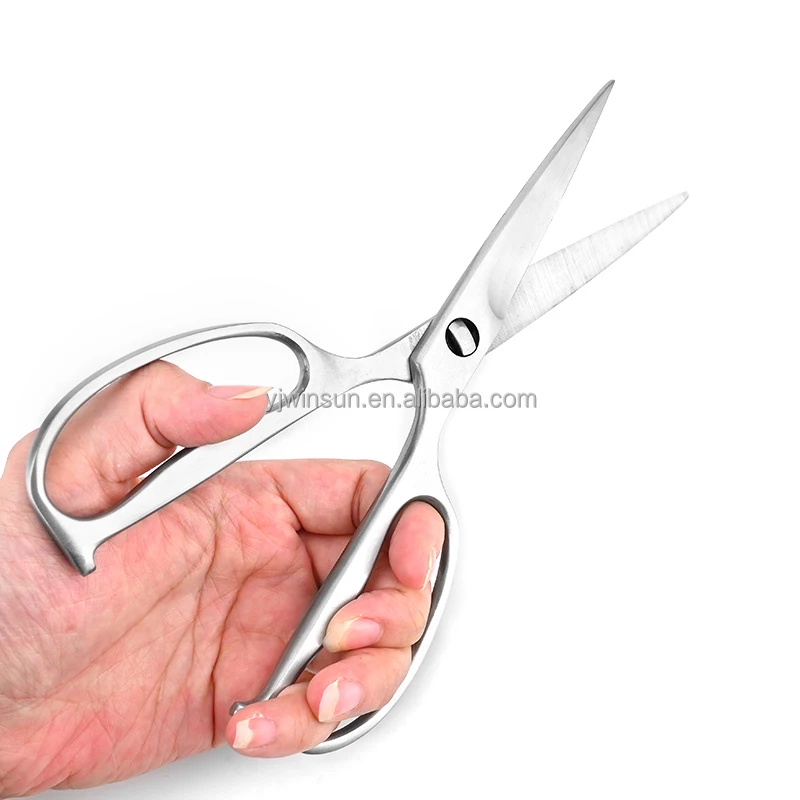 Multifunctional good quality whole stainless steel bone scissors demountable easy clean kitchen shears