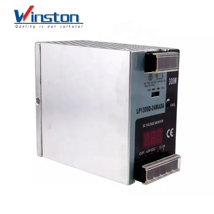 Winston Электрический 300 Вт LP1300-48M 48VDC 6.25A Din-рейка светодиодный драйвер