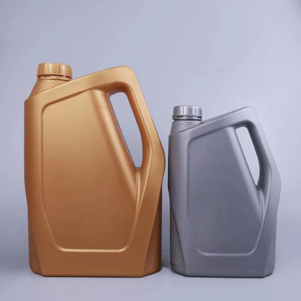 Custom 1L 2L 4L Big Volume Plastic Motor Oil bottle Empty Engine Oil Bottle Jerry Can Container