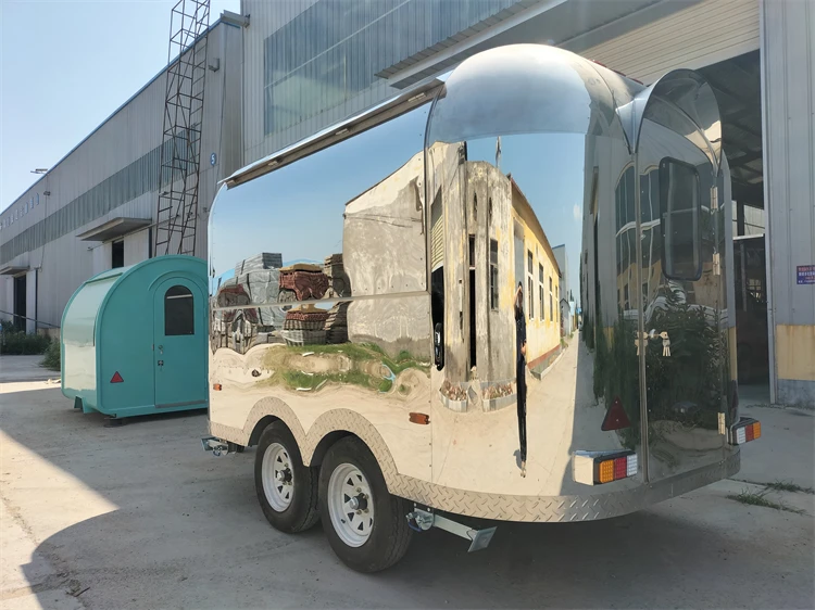 Pizza Hot Dog Ice Cream Airstream Food Truck Food Trailer Food Vending Car For Sale In USA