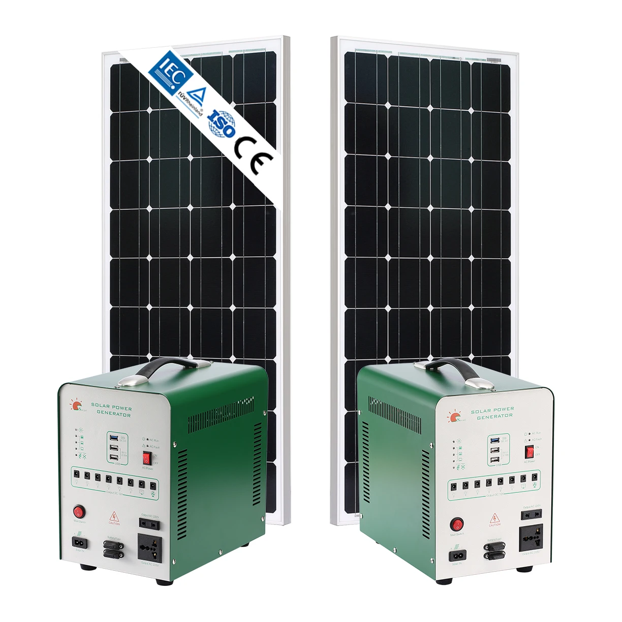 Portable 80W Solar Powered Power Bank DC Socket Camping Solar Energy Related Products