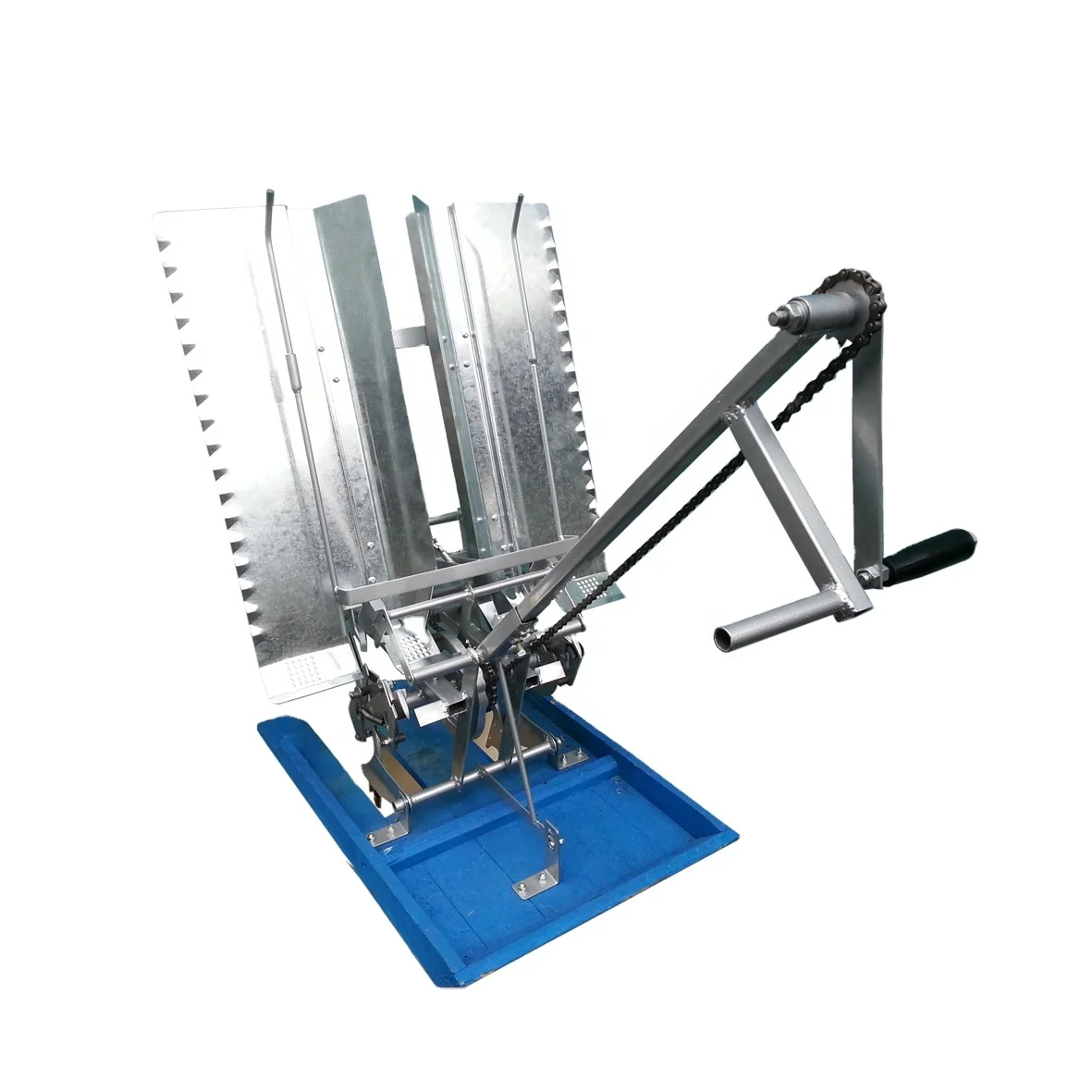 Labor save hot sale manual rice transplanter 2 rows manual rice transplanter rice planting machine