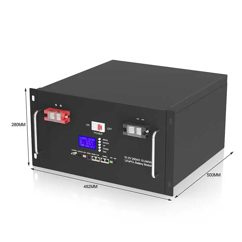 51.2V 100Ah 200Ah Lifepo4 battery 48V lithium ion battery for 5kwh 10kwh 15kwh home energy storage solar system off-grid