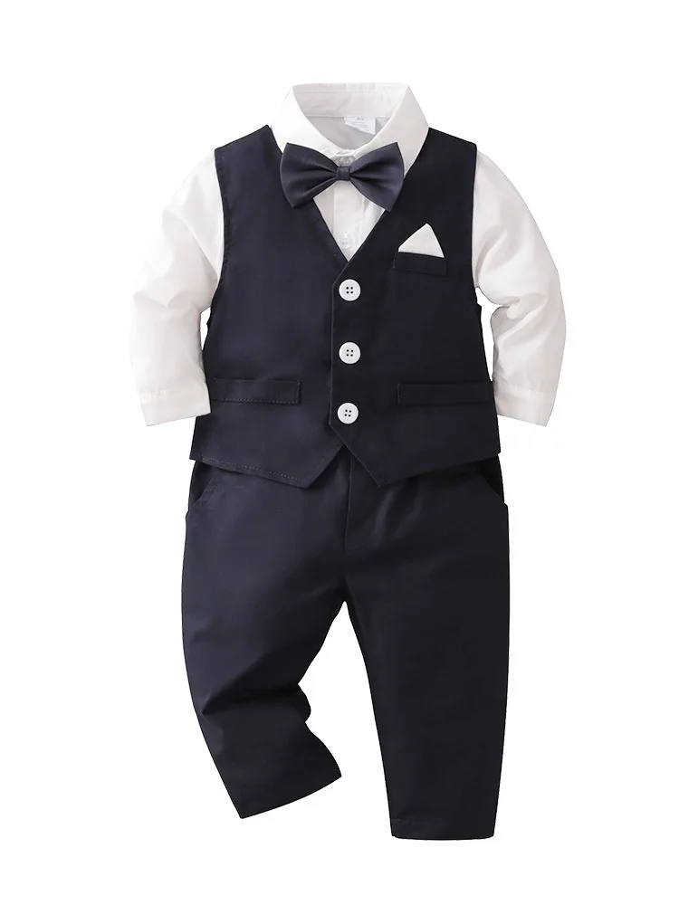 Formal 3 pieces set 2 years old spring children baby boy clothes