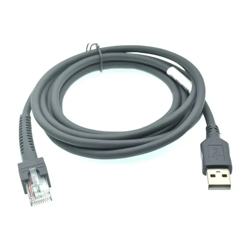 LS2208 Scan gun data cable usb RJ48 RJ50 interface scanning device cable suitable for Zebra Xunbao Motorola Honeywell Delijie