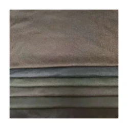 Factory Sale Stretch knitted Faux Double Sided Suede 400gsm 10% Spandex 90% Polyester Faux Bull Suede Stamping Foil Fabric