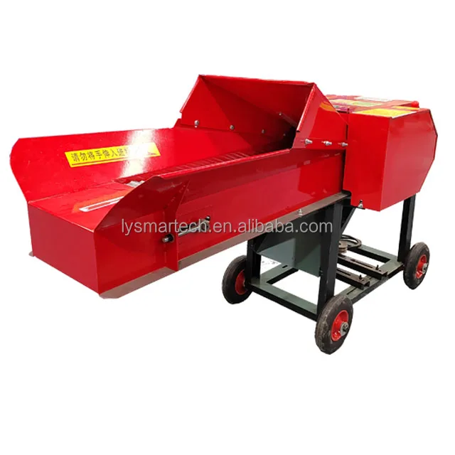 Cow sheep paddy straw cutting grass corn maize silage wheat stalk chopper machine for animal food feed grinder chaff cutter