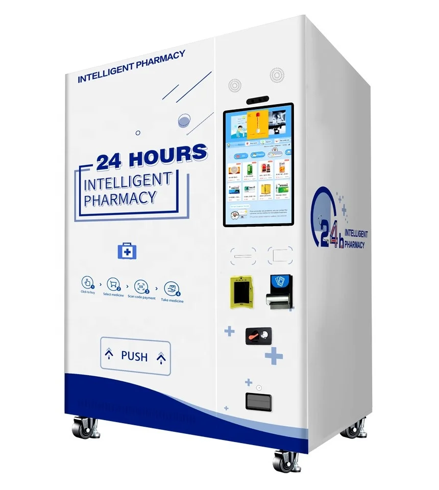 Medicine Combination Vending Machine With Intelligent System,Can Be Remotely Controlled By Mobile Phone,24 Hours Pharmacy