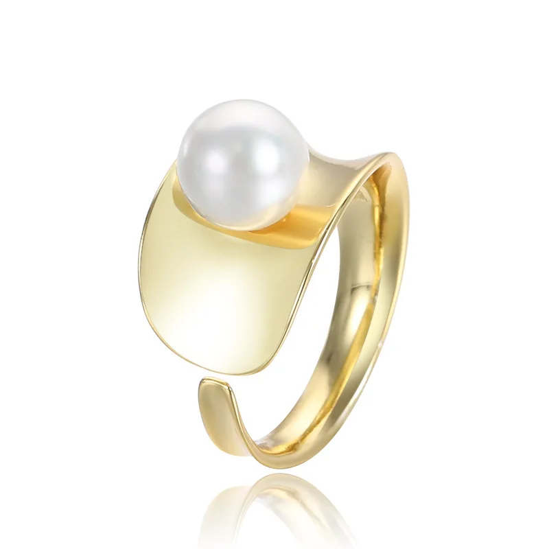 Pearl Rings Mountings Designs Sterling Silver Pearl Ring Jewelry For Girls