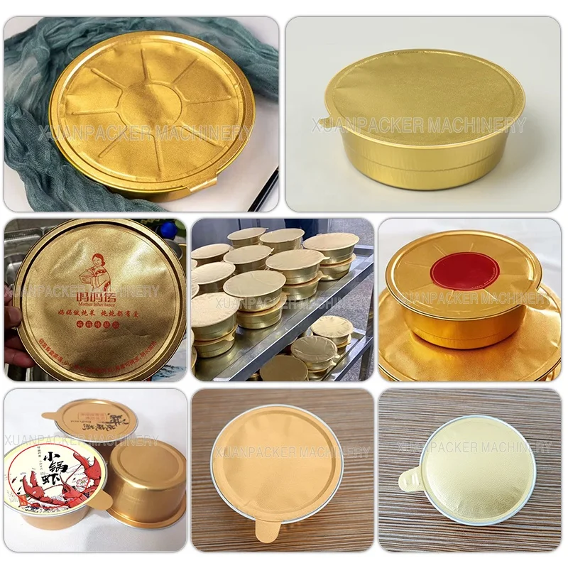 Automatic Cup Filling Sealing Machine/ Plastic Cup Sealer for Flavored Drink Stirred Yoghurt Fruit Yoghurt
