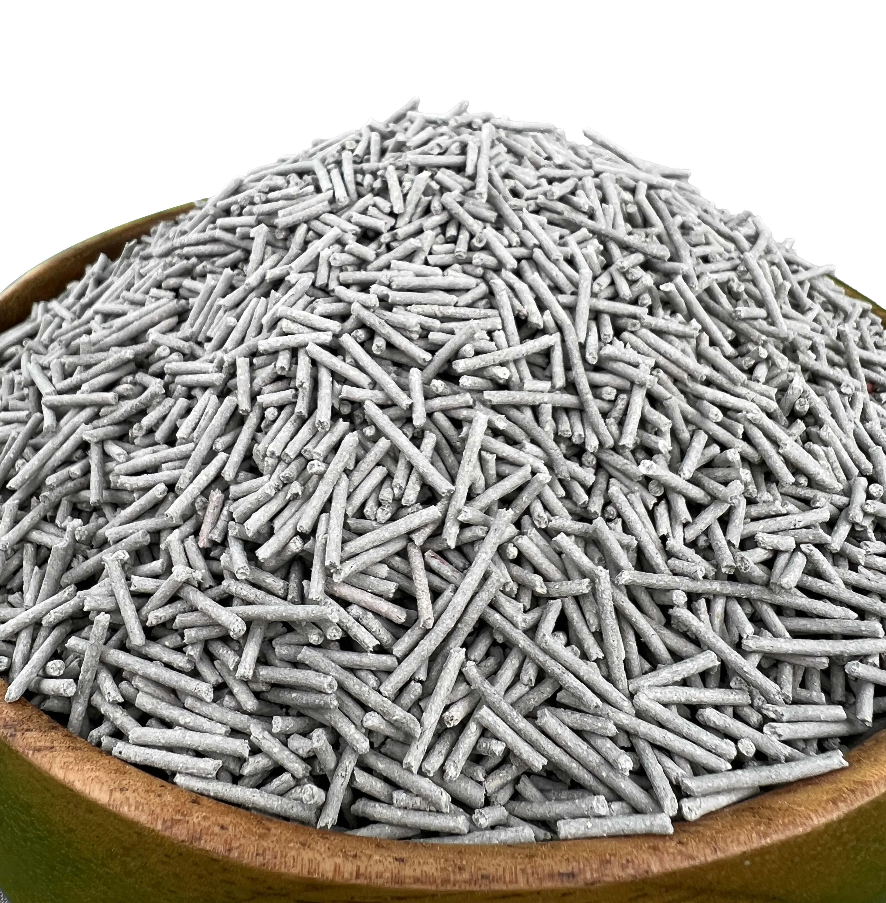 OEM/ODM Super Lumpy Peach Flavored Tofu cat Litter Dust-Free Pet Cleaner Corn Corncob Starch Natural Coffee Made Fiber Pea Fiber