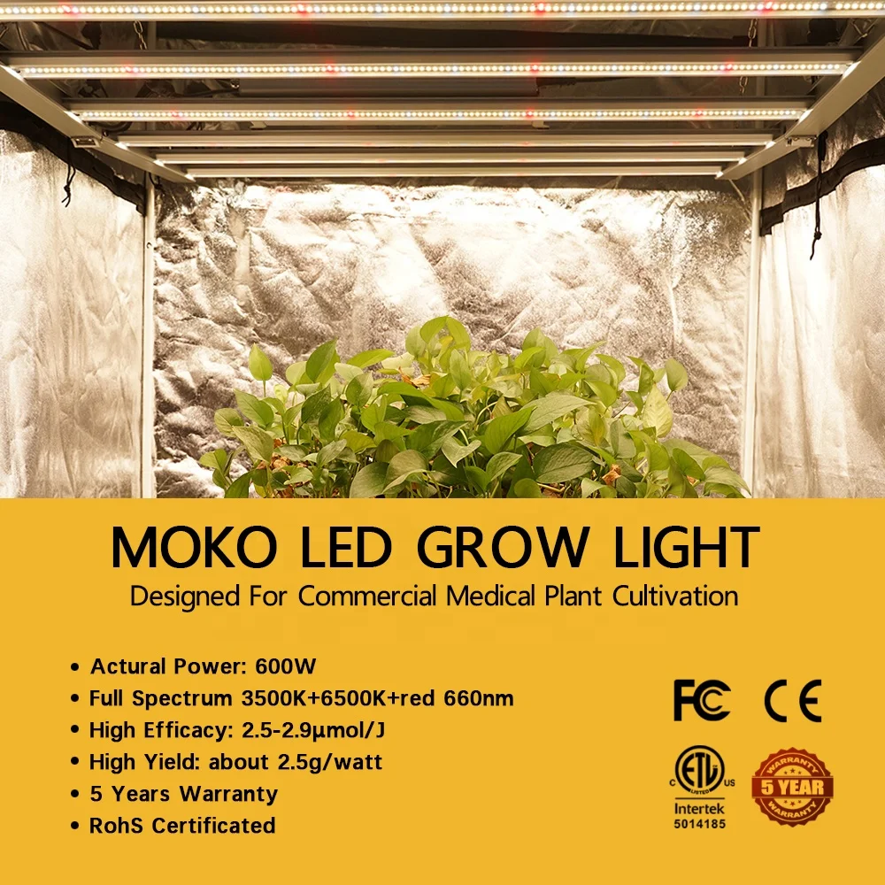 Shenzhen Led Grow Light Customized 600w Grow Lights Full spectrum LED Grow Lights for Indoor Plants Growing Flower Stage Seeds