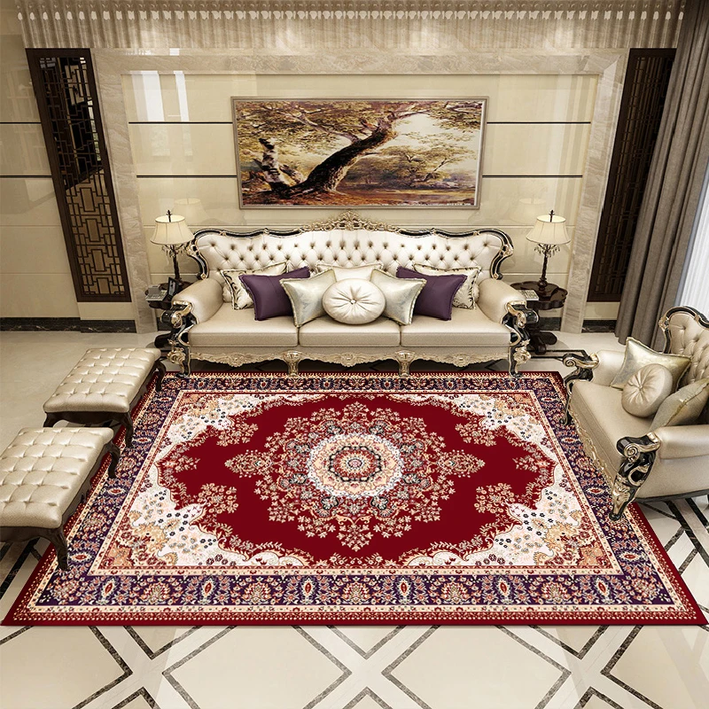 100% polyester crysle 3d print rug non-slip washable persian rugs area rugs for living room alfombra