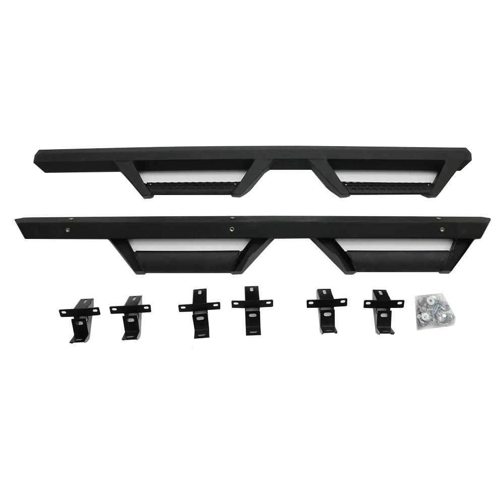 Factory Price  Running Boards Side Step Nerf Bars For 2007-2017 Jeep Wrangler JK 4Door 4x4