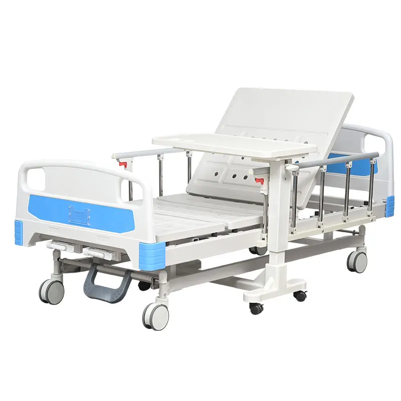 Hospital Furniture Clinic Patient Bed Two Function Icu Medical Nursing Care Bed 2 Crank Manual Hospital Bed For Patient