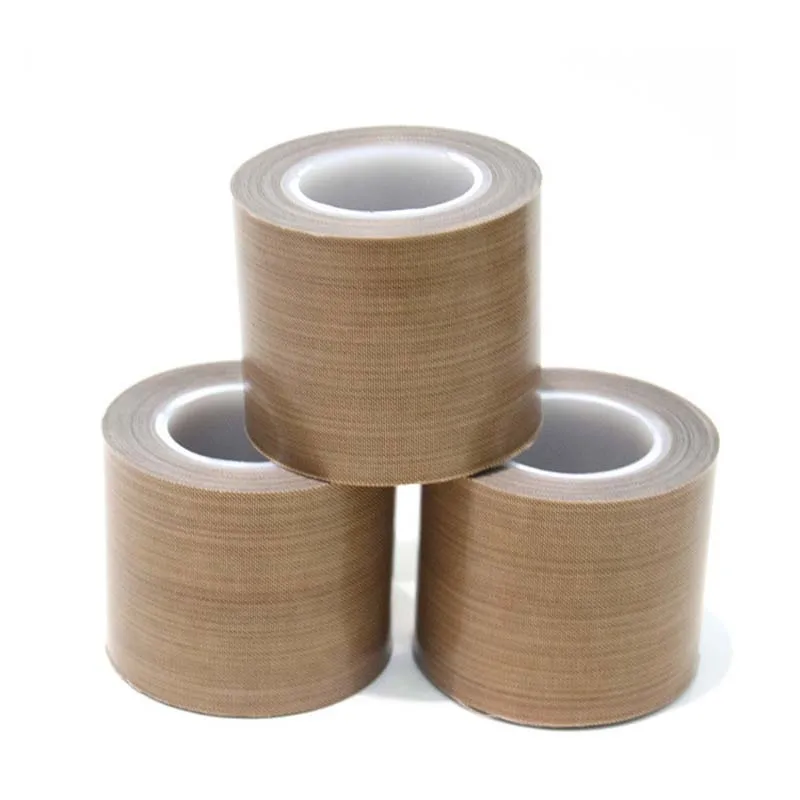 High Performance 0.24mm Heat Resistant PTFE Glass Cloth Adhesive Tape For Bag Sealing Machine