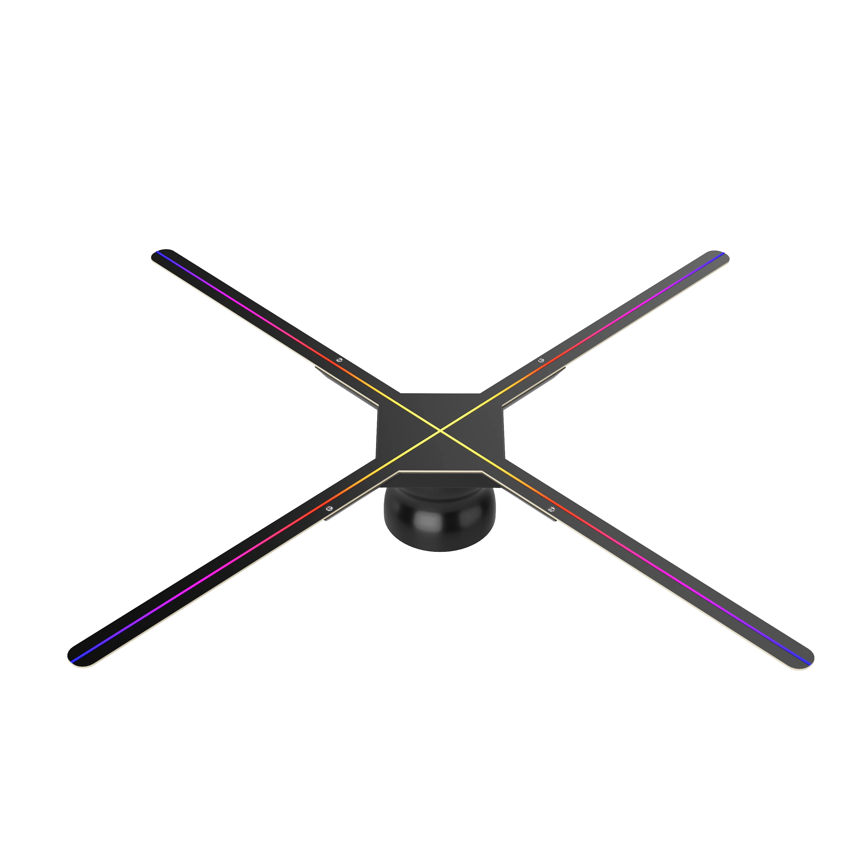 Outdoor waterproof 65cm 3D holographic Led fan display with Wifi app control, hologram advertising projector