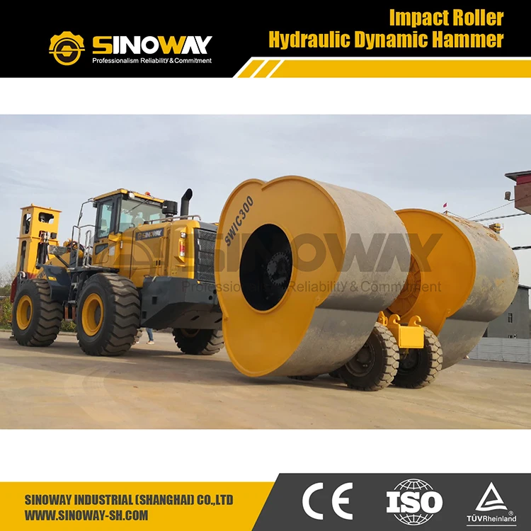Yutong soil compactor roller 3 sides Impact Compaction Roller for sale in Kuwait