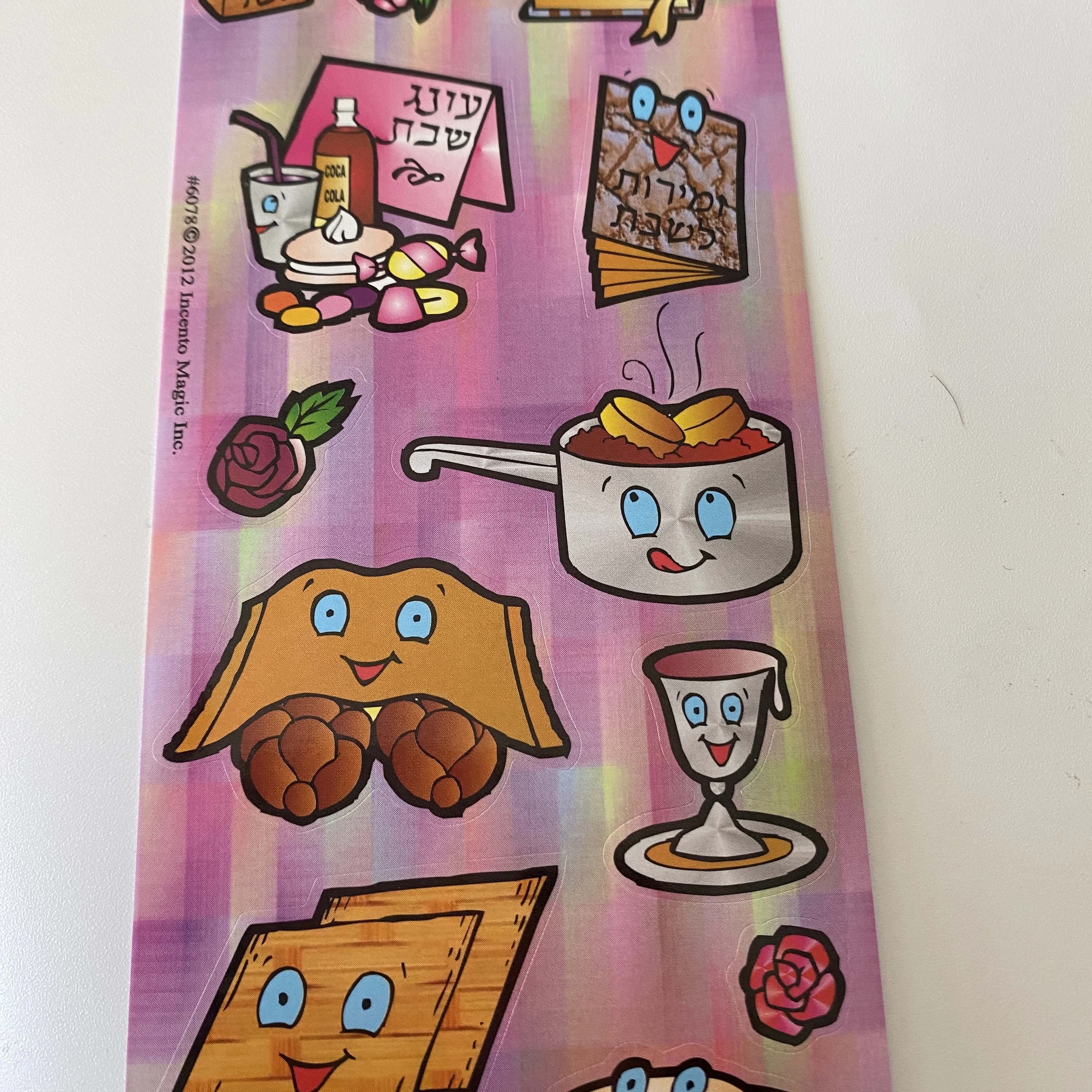 Wholesale vinyl die cut sticker printing custom sticker logo cute cartoon product label