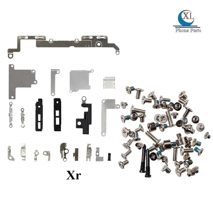 Replacement Full Set inner Spare Small Metal Parts Holder Bracket for iPhone 11 12 13 14 Pro Max 12 13 Mini 14 Plus with Screw