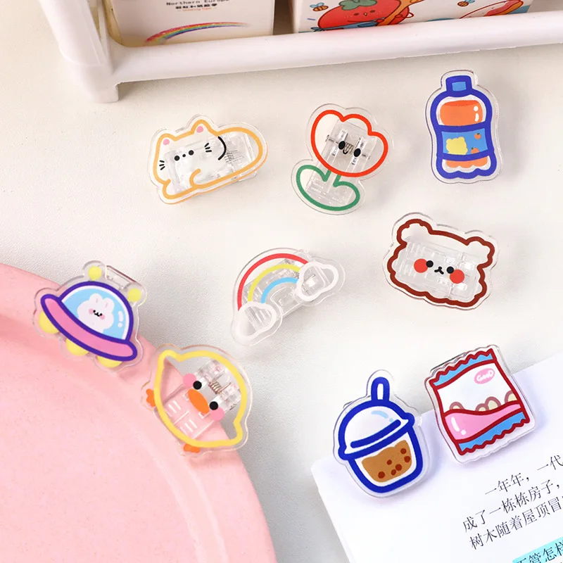 New Arrival High quality Custom Anime Design Acrylic Material Fashion  Paper Clip Dental Clip