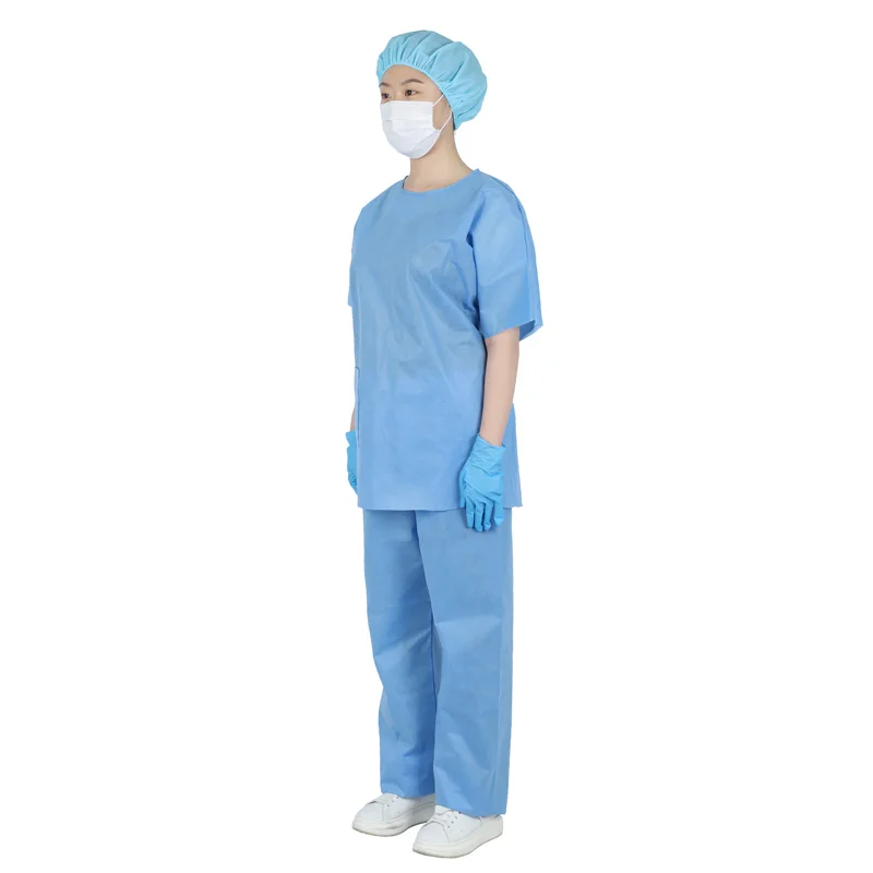 New Designs Nurse Hospital Uniforms Disposable Surgical Nurse Hospital Grade Uniforms Medical Scrubs Suit Hospital Uniform