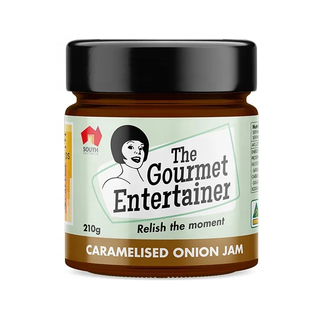 Caramelised Onion Jam Marinade Spread Jelly Sauce Sweet Savoury Cheeseboard Gourmet Gifting Condiment